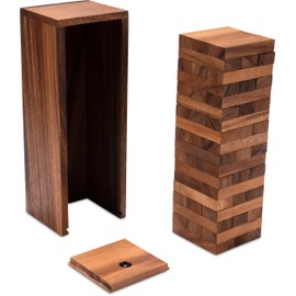 Wobbling Tower Large – Condo – Wooden Tower Game – Party Game – Family Game