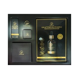 O21 Galactomyces Vitamin C Premium Black Swan Gift 4-Piece Set (Serum 15ml, Cream 15g, Cream 50g, 10 Masks) / O21 갈락토미세스 비타민 C 프리미엄 블랙스완 기프트 4종 세트(세럼15ml, 크림15g, 크림50g, 마스크10매)