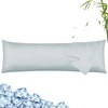 LINENOVA 100% Bamboo Pillowcase Body Size - Breathable Cooling for