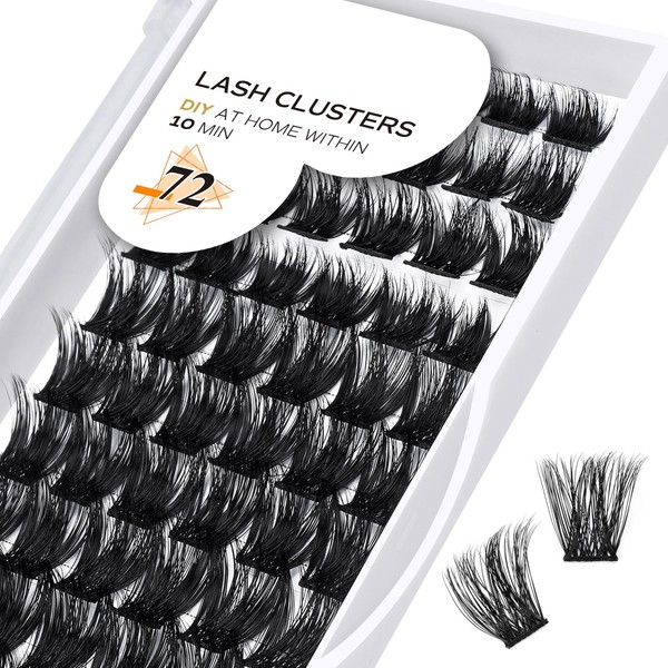Lash Clusters B06 Mixed Tray 72 Clusters Lashes B&Q LASH