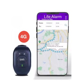Life Alarm Smart Alert Safety+ 4G Medical Alert System: Fall Detection, GPS Location, 24/7 Monitoring..