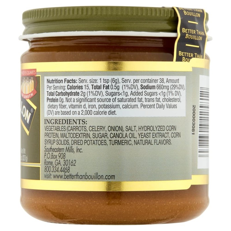 Better Than Bouillon Vegetarian No Chicken Base, Made with Seasoned