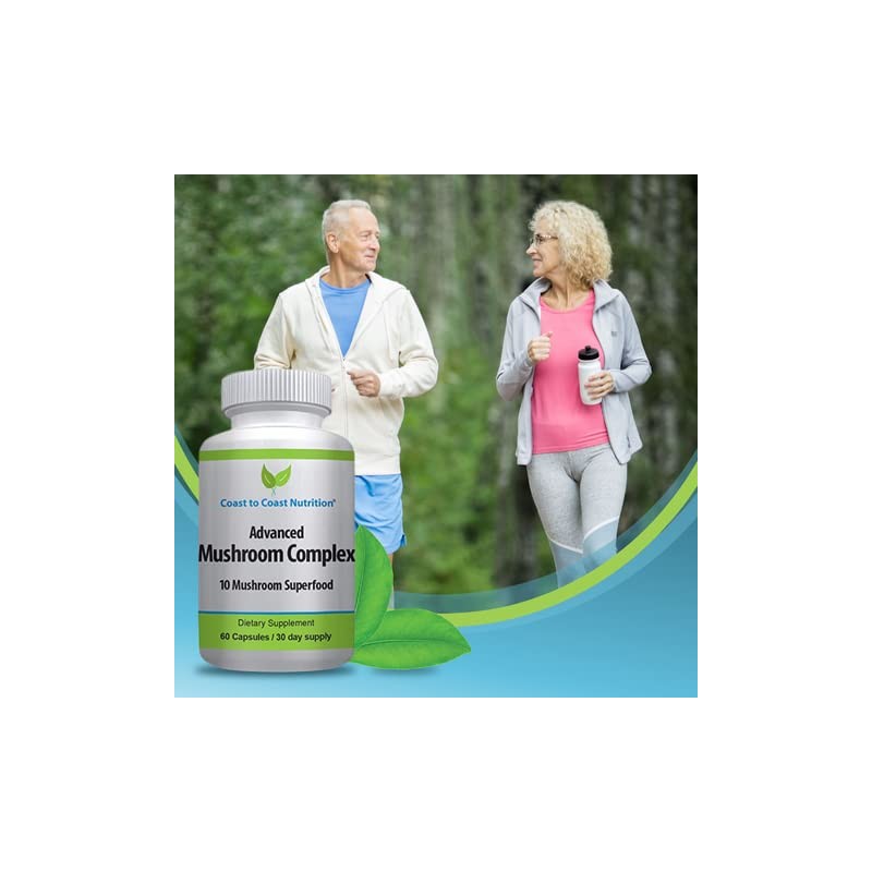 LAURALS Coast to Coast Nutrition Advanced Mushroom Complex - Lions