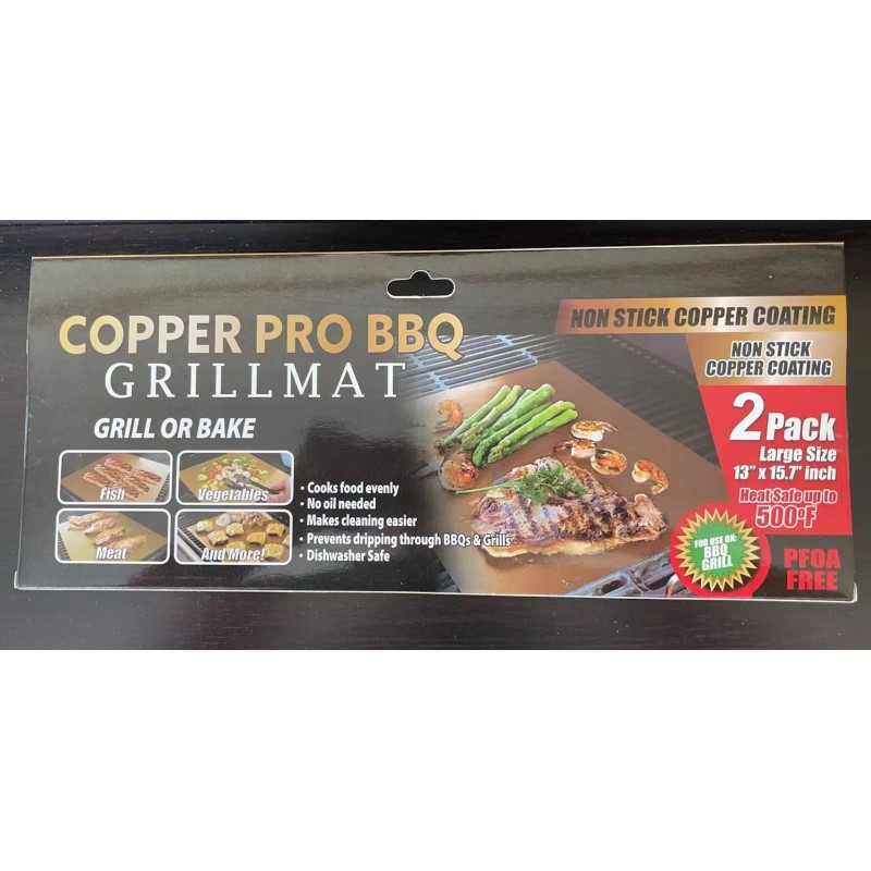 MENARDS 2PK LARGE 13x15.7'' COPPER OVEN LINERS NON STICK COOK