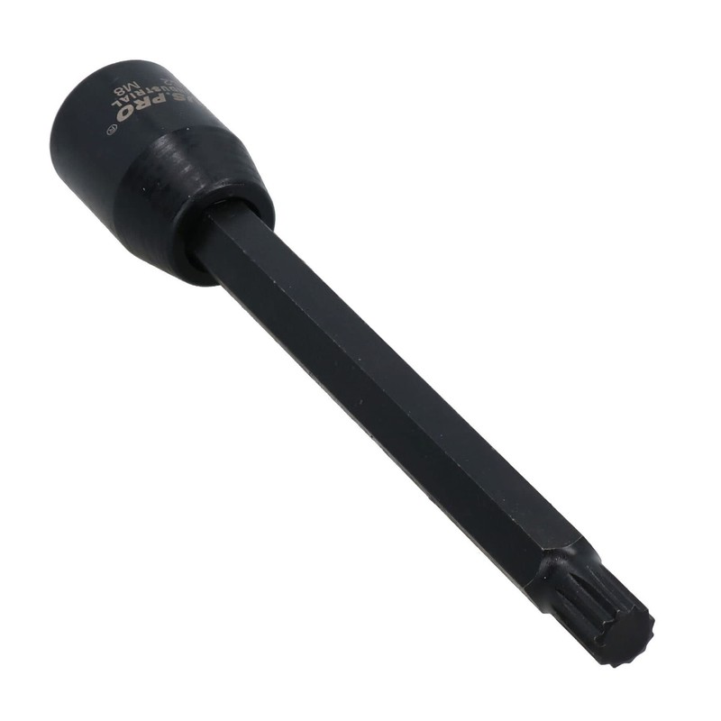 Extra Long Impacted Impact Male Spline Bit Sockets 3/8” Drive