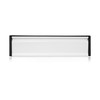 Xfort MailPlate 10" Letterplate Matt Chrome, Premium Draught Proof Postal