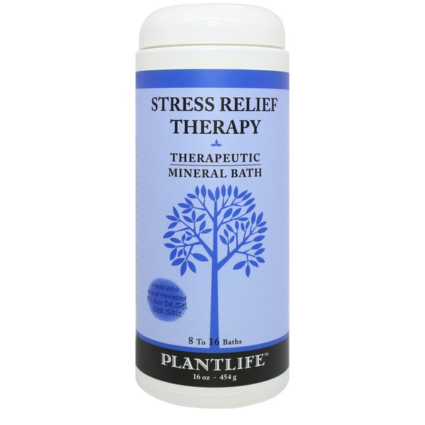 Stress Relief Therapeutic Mineral Bath Salt- 16 oz.