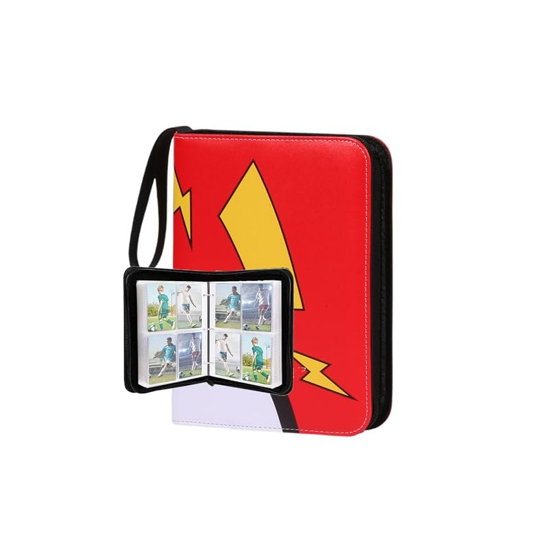 Trading Card Binder,400 Pockets Card Holder with 50 Removable Sleeves