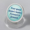 Inspirational Challenge Coin One Day at a Time Motivational Design