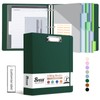BVSSX 3 Ring Binder with Clipboard,2 Inch Binders with Notepad&5