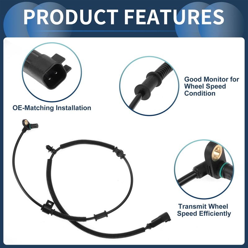 INFINAUTO ABS Wheel Speed Sensor Front Left Right ABS Sensor