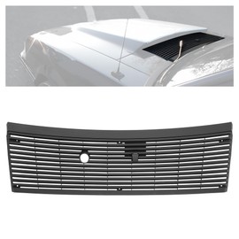 KUAFU Cowl Vent Grille Compatible with 1983-1993 Ford Mustang Replacement for E3ZZ6102228A FO1271100 Wiper Cowl Grill Top Cover ABS Plastic Black
