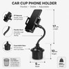 Car Cup Holder Phone Mount for Hands-Free Viewing – Adjustable