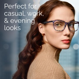 CCVOO Reading Glasses for Women/Men, Eyeglasses, Blue Light Readers for Women/Men, Computer Eye Glasses, Cheaters