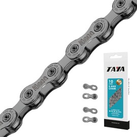 TAYA e-DECA-101 10-Speed Bike Chain, 136 Links, GST Rust-Proof, Durable and Smooth Shifting, for E-Bike, Gravel and MTB