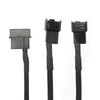 FBHDZVV 2Pcs 4 Pin PWM Fan Splitter Adapter Cable, 4pin