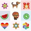 DFsucces Iron Beads Plate Set of 8 0.2 inch (5