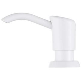 GAGALIFE Soap Dispenser for Kitchen Sink, Kitchen Sink Soap Dispenser with 17 Ounce Large Pet Soap Bottle, in Sink Soap Dispenser Refill from The Top, White