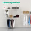 HAUSHOF Closet Shelves Wall Mounted 2-Pack, 4 ft x 12in