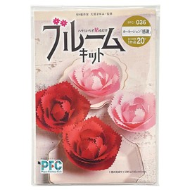 Taniguchi Matsuodo Paper Craft Handmade Kit, Paper Fantasy Club, Bloom Kit, Carnation "Appreciation" PFC-036