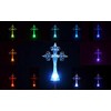 GSL SS-GSL-E2187 Cross Solar Light Landscape Garden Stake