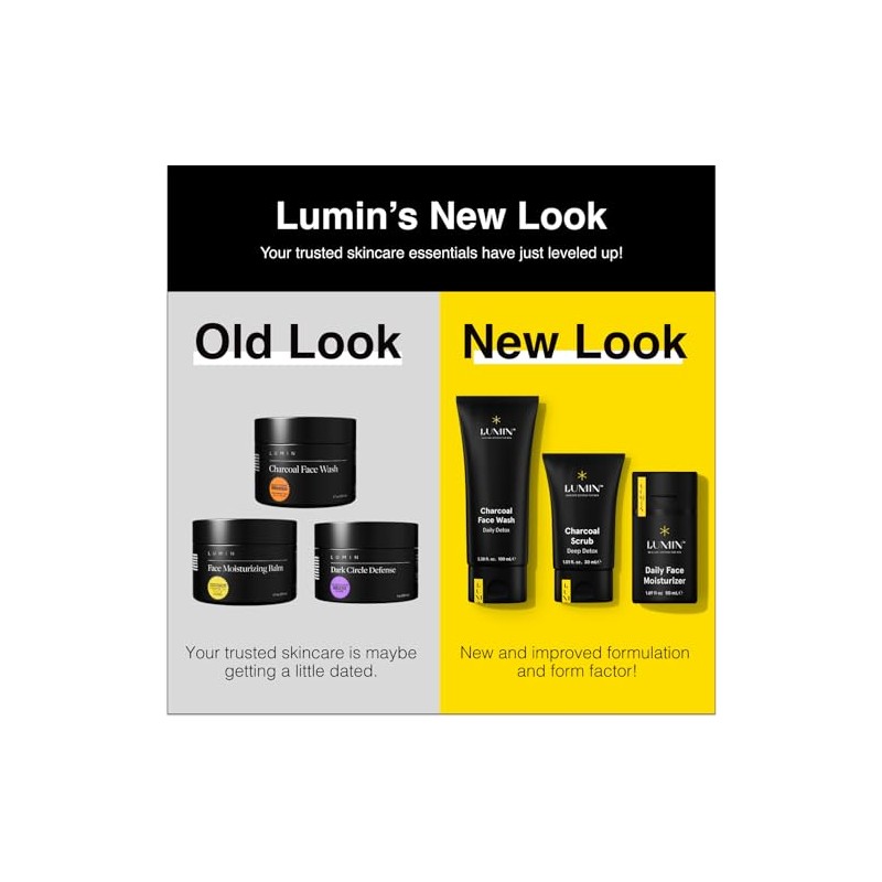 Lumin - Jabón facial de carbón, skincare masculino