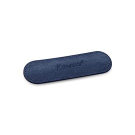 Kaweco Eco Velour Navy Pen Case 12 x 3.5 cm, Suitable for Sport Series I Writing Instruments, Genuine Velour Leather, Pen Case 1 Pen Capacity