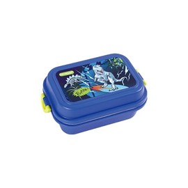 Keyroad Children's Lunch Box with Compartments / for Nursery, School, Snack Box, Lightweight for Boys and Girls, Theme: DINO, multicoloured, Children