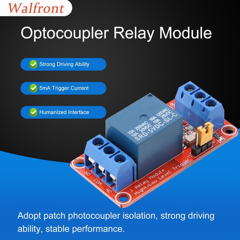 Relay Module with Optocoupler 1 Channel High&Low Level Relay Module