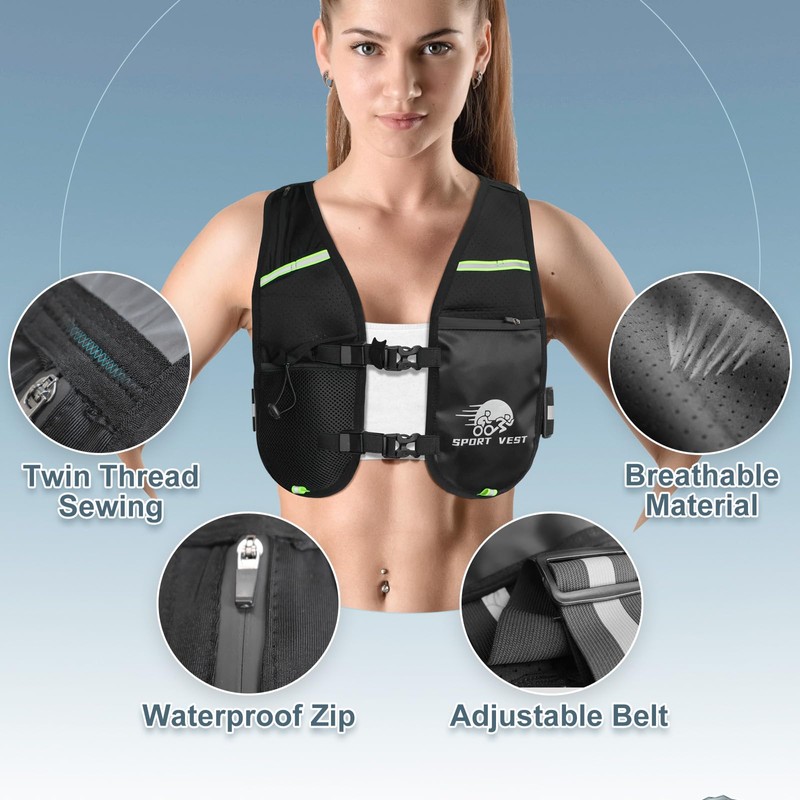 Running Vest Women - Lightweight & Breathable Running Vests Mens,