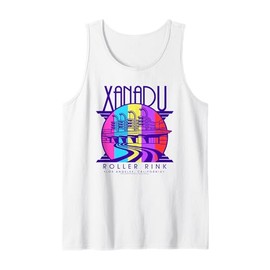 Olivia Newton-John Xanadu Roller Rink Rainbow Logo Tank Top