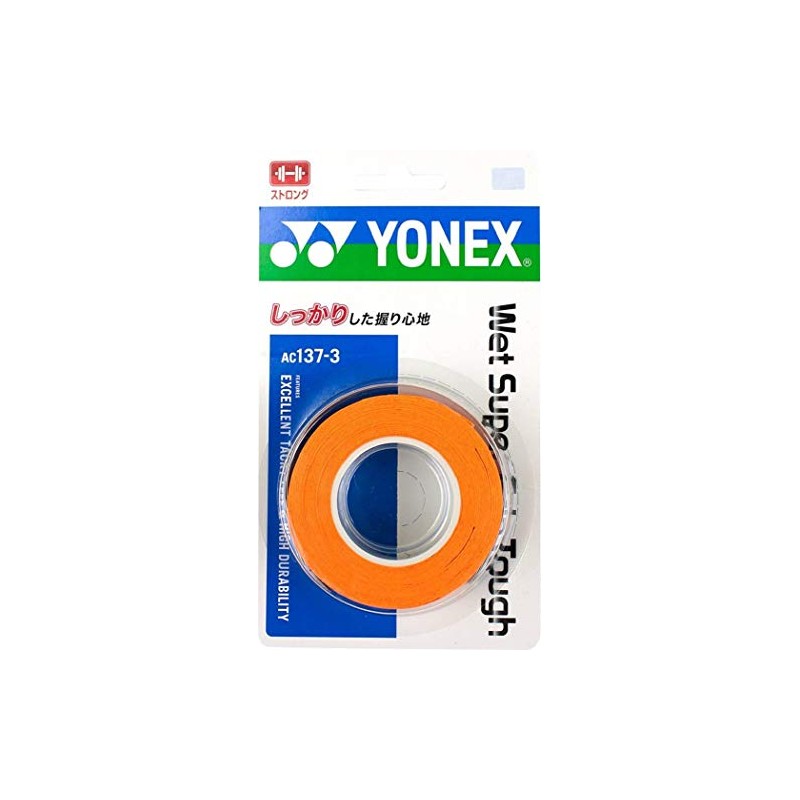 YONEX AC137-3 Tennis Badminton Grip Tape Wet Super Grip Tough
