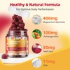 DREAVIO 90 Count Magnesium Glycinate Gummies 400mg w/Ashwagandha Supplement -