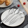 Unokit Forks and Spoons Set - 24Pcs Silverware Set, Food