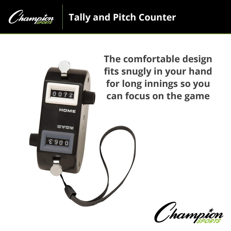 Champion Sports Tally and Pitch Counter with Four Digit Display