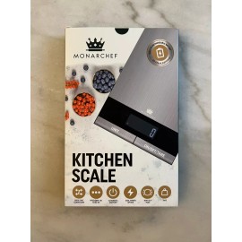 Monarchef Digital Food Scale for Kitchen, Baking, Cooking, and Meal Prep
