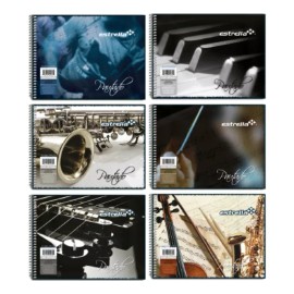 Estrella 2 Cuadernos Pautado Estrella 50 Hojas Espiral Forma Italiana