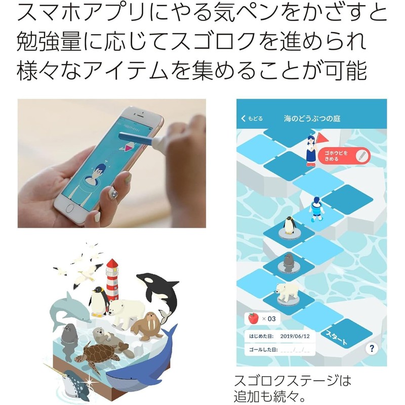 Kokuyo (KOKUYO) Homework Motivation Pen [Compatible with iOS and Android]