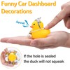 wonuu Car Duck Rubber Duck Car Ornaments Duck Car Dashboard