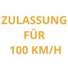 Approval for 100 km/h car trailer, TÜV certification required