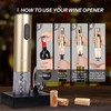 Secura Electric Wine Opener, Automatic Bottle Corkscrew Opener with Foil
