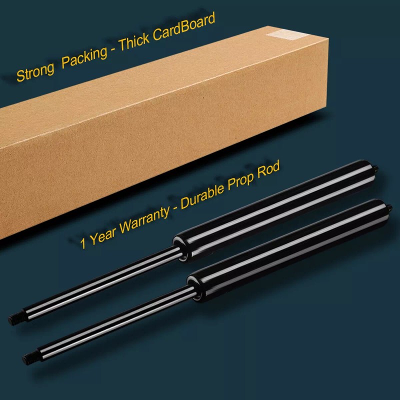 Unbranded Pair Trunk Tailgate Lift Supports Gas Struts Springs Fits
