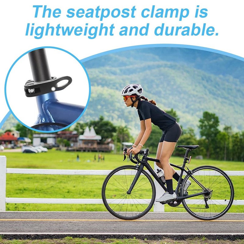 EIHI Pack of 2 seat clamp 31.8, quick release bicycle,