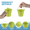 PATIKIL 2.7"x2.4" Small Metal Buckets with Handle, 6 Pcs Mini