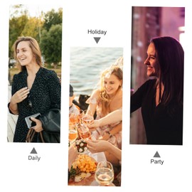 COLLBATH Wooden Cross Pendant Necklace for Women Jewelry for Women Rosary Bead Chain