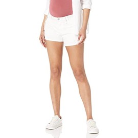 Hudson Women's Gemma, Cut Off Jean Maternity Short, White, 29