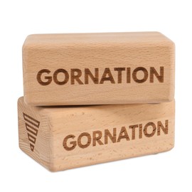 GORNATION Handstand Blocks (1 pair) - Improve Balance & Coordination, Non-Slip, Suitable for All Levels, Enhance Range of Motion, FSC Beech Wood
