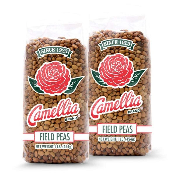 Camellia Brand Dried Field Peas, 1 Pound (Pack of 2)