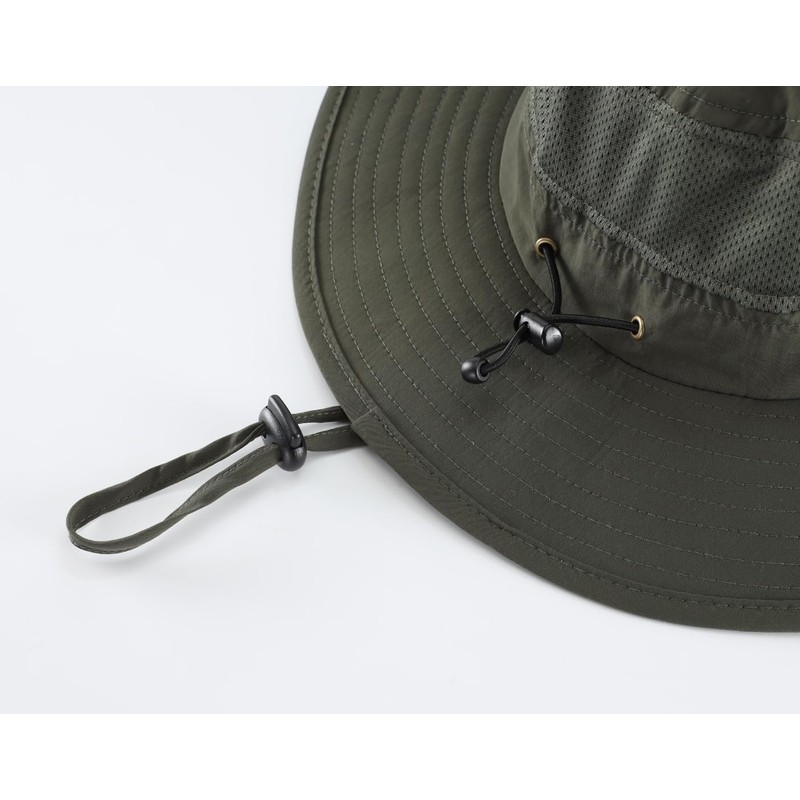 Connectyle UPF 50+ Safari Hat, Men's Sun Hat, Foldable, Wide