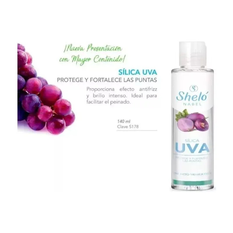 Shelo Nabel Silica Extracto Semilla Uva Anti Frizz